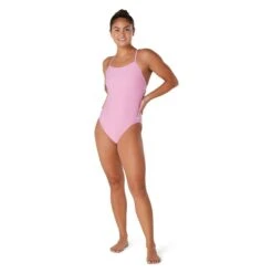 Speedo Solid T-Back One Piece -Sport Blue Motion 8 7192133500 x4