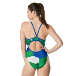 Speedo Glimmer Flyback -Sport Blue Motion 8 7192253421 x2