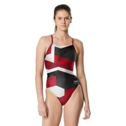Speedo Glimmer Flyback -Sport Blue Motion 8 7192253601 x1