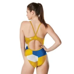 Speedo Glimmer Flyback -Sport Blue Motion 8 7192253917 x2