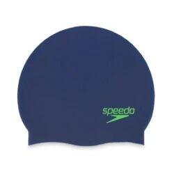 Speedo Elastomeric Solid Swim Cap 17 Speedo Elastomeric Solid Swim Cap -Sport Blue Motion 8 751019215059 y1