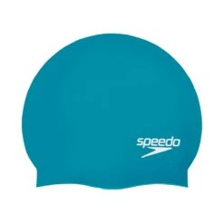 Speedo Elastomeric Solid Swim Cap 15 Speedo Elastomeric Solid Swim Cap -Sport Blue Motion 8 7510192440 b1