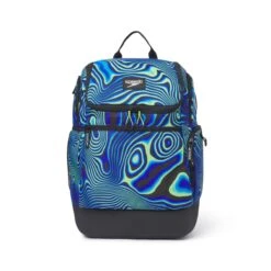 Speedo Printed Teamster 2.0 Backpack -Sport Blue Motion 8 775202615332 y1