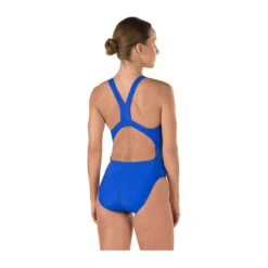 Speedo Solid Super Pro Back 9 Speedo Solid Super Pro Back -Sport Blue Motion 819002 blue back