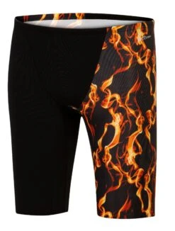 Dolfin Men's Print Spliced Jammer -Sport Blue Motion 8d00 b29d front