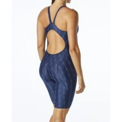 TYR Women's Fusion 2 Aerofit Short John Tech Suit -Sport Blue Motion asfu6a 401 alt06 1