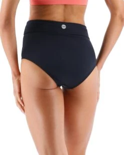 TYR Leila Solid High Waist Bottom -Sport Blue Motion blehso7a leila solid high waist bottoms black 2