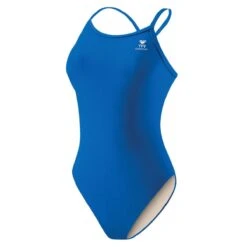 TYR Durafast Solid Diamondfit Swimsuit 7 TYR Durafast Solid Diamondfit Swimsuit -Sport Blue Motion ddrf7 royal