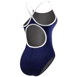 TYR Hexa Durafast Diamondfit -Sport Blue Motion dhex7 navy white back