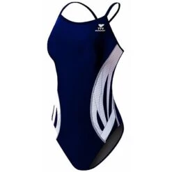 TYR Phoenix Splice Diamondfit -Sport Blue Motion dpx7 navy white front