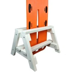 Recycled Plastic Spine Board Stand -Sport Blue Motion dsc 5872