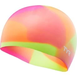 TYR Junior Tiedye Cap -Sport Blue Motion lcsjrtd 173 alt1
