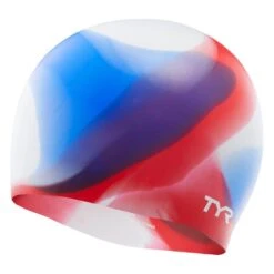 TYR Junior Tiedye Cap -Sport Blue Motion lcsjrtd 646 alt01