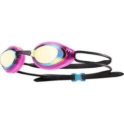 TYR Black Hawk Racing Femme Mirrored Goggle -Sport Blue Motion lgbhfm 760 alt011 1