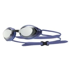 TYR Black Hawk Racing Femme Mirrored Goggle -Sport Blue Motion lgbhfm silver purple