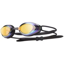 TYR Black Hawk Racing Mirrored Goggles -Sport Blue Motion lgbhm gold rainbow 1