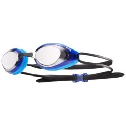 TYR Black Hawk Racing Mirrored Goggles -Sport Blue Motion lgbhm silver blue 1