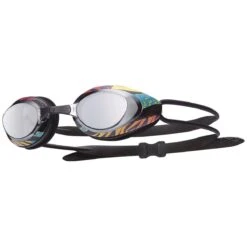 TYR Black Hawk Racing Mirrored Goggles -Sport Blue Motion lgbhm smoke multi 1