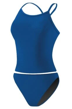 RISE Solid Workout Tankini -Sport Blue Motion lgs21 front royal