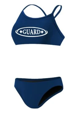 RISE Guard Poly Bikini 9 RISE Guard Poly Bikini -Sport Blue Motion lgs26gu front navy1 1