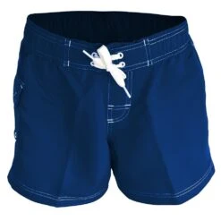 RISE Solid Female Flex Short 11 RISE Solid Female Flex Short -Sport Blue Motion lgs33s navy front