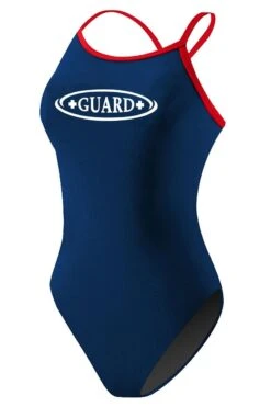 RISE Guard Poly Color Trim H-Back 8 RISE Guard Poly Color Trim H-Back -Sport Blue Motion lgs64gu front navy red