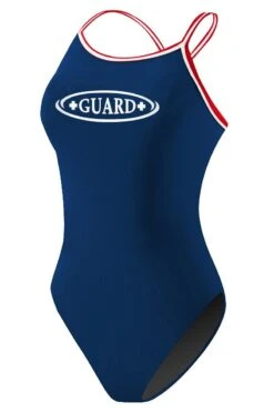 RISE Guard Poly Tri Color H-Back -Sport Blue Motion lgs92gu front navy red white