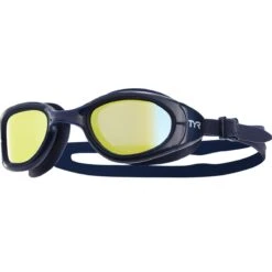 TYR Special OPS 2.0 Polarized Goggles -Sport Blue Motion lgspl gold navy 1