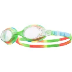 TYR Kid's Swimple Tie Dye Goggle 16 TYR Kid's Swimple Tie Dye Goggle -Sport Blue Motion lgswtd green orange