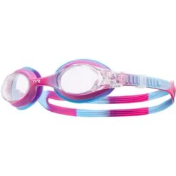 TYR Kid's Swimple Tie Dye Goggle 17 TYR Kid's Swimple Tie Dye Goggle -Sport Blue Motion lgswtd pink blue