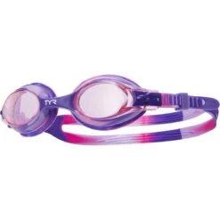 TYR Kid's Swimple Tie Dye Goggle 18 TYR Kid's Swimple Tie Dye Goggle -Sport Blue Motion lgswtd pink purple