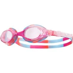 TYR Kid's Swimple Tie Dye Goggle 19 TYR Kid's Swimple Tie Dye Goggle -Sport Blue Motion lgswtd pink white