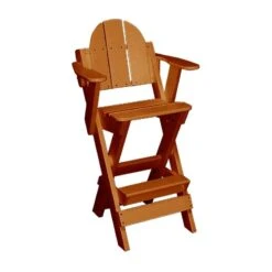 Sport Blue Motion -Sport Blue Motion lifeguard chair with arms cedar