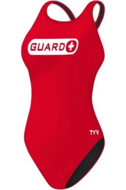 TYR Guard Women's Durafast One Maxfit Swimsuit -Sport Blue Motion mdg7ar 1