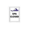 Spa Closed Sign 2 Spa Closed Sign -Sport Blue Motion spa closed sign
