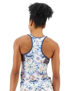 Pressed Flowers RS Harley Tank -Sport Blue Motion thapfl7a pressed flowers rs harley tank 3
