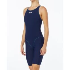 TYR Women's Thresher Open Back 9 TYR Women's Thresher Open Back -Sport Blue Motion tpsfon6a 419 alt05 1