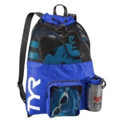 TYR Big Mesh Mummy Backpack -Sport Blue Motion tyr big mesh mummy backpack 26