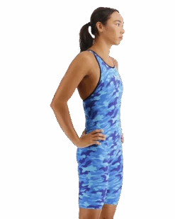 TYR Venzo Camo Closed Back -Sport Blue Motion vzccb6a 279 alt06