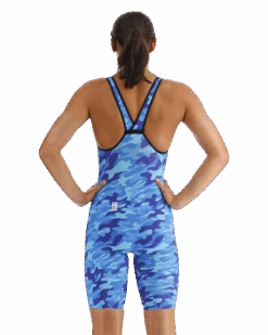 TYR Venzo Camo Closed Back -Sport Blue Motion vzccb6a 279 main02