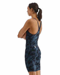 TYR Venzo Camo Closed Back -Sport Blue Motion vzccb6a 644 alt04