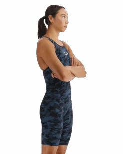 TYR Venzo Camo Closed Back -Sport Blue Motion vzccb6a 644 alt06