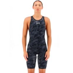 TYR Venzo Camo Closed Back -Sport Blue Motion vzccb6ab
