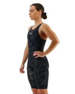 TYR Venzo Camo Open Back -Sport Blue Motion vzcob6a venzo camo open back black 1