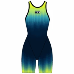 TYR Venzo Influx Closed Back Kneeeskin 17 TYR Venzo Influx Closed Back Kneeeskin -Sport Blue Motion vzicb6a